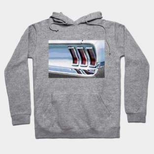 Vintage american muscle car in watercolor Hoodie